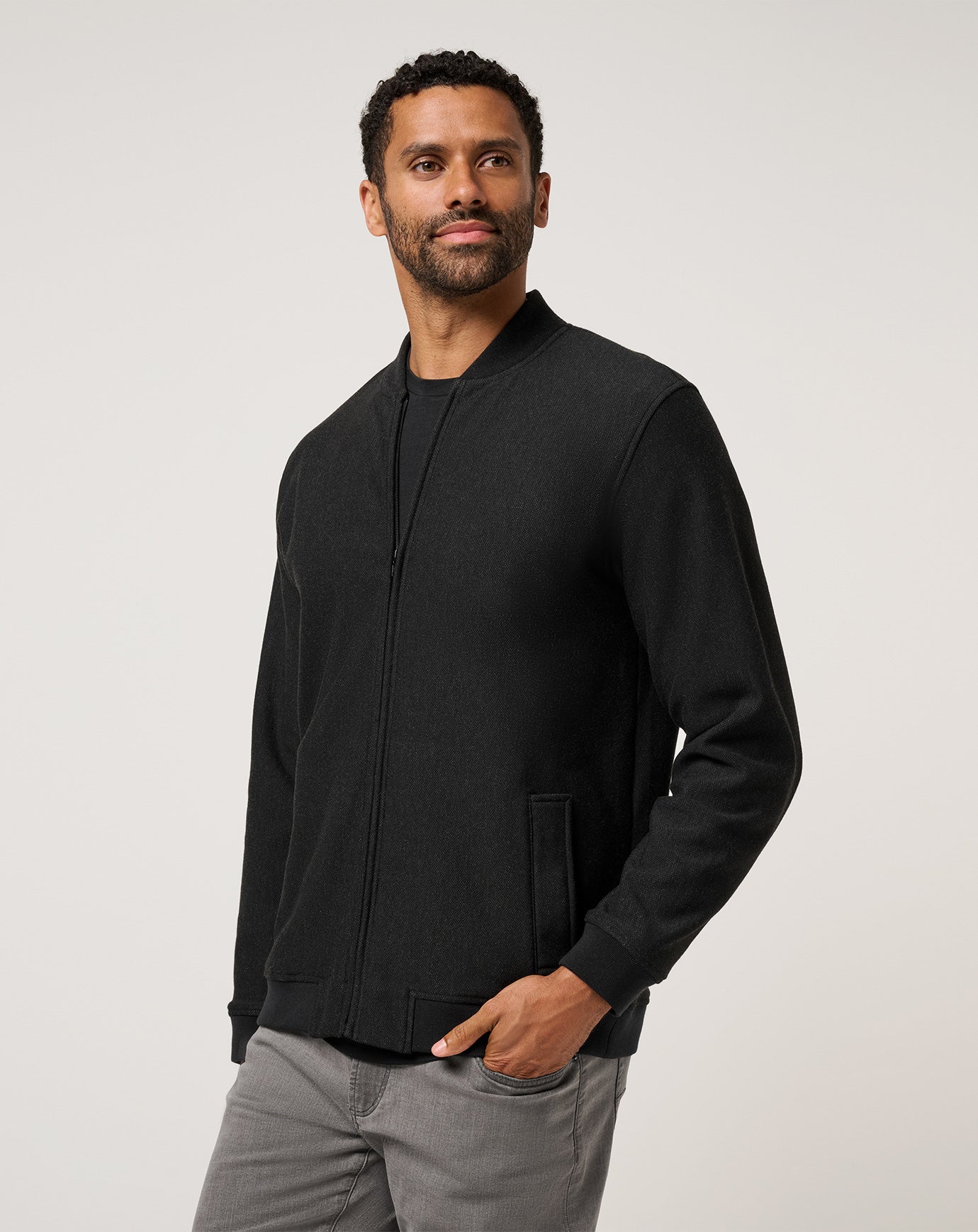 TM Social Club Bomber Men/Heather Black