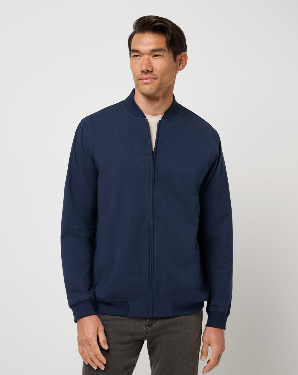 Stretchknit Bomber Jacket Men/Total Eclipse
