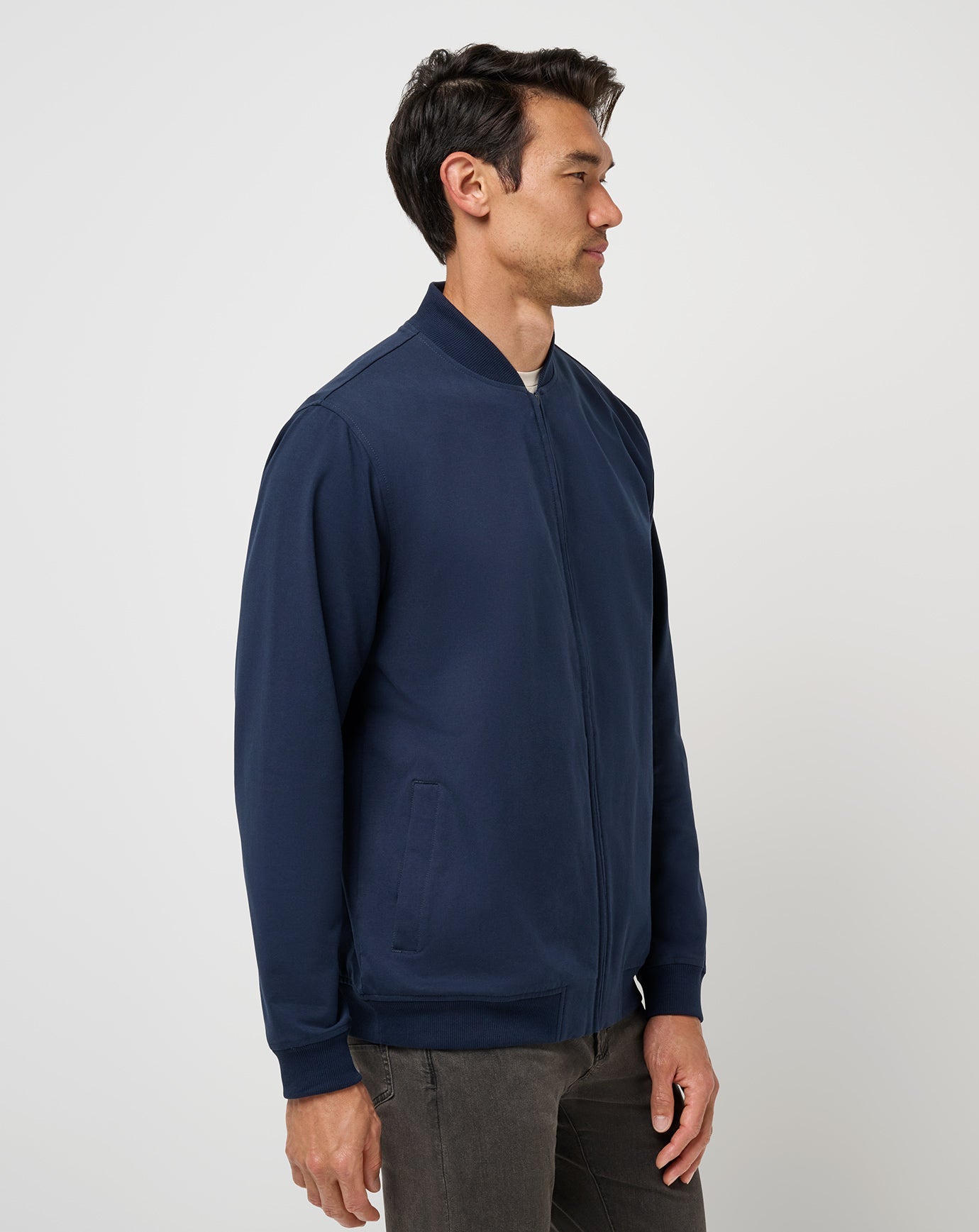 Stretchknit Bomber Jacket Men/Total Eclipse
