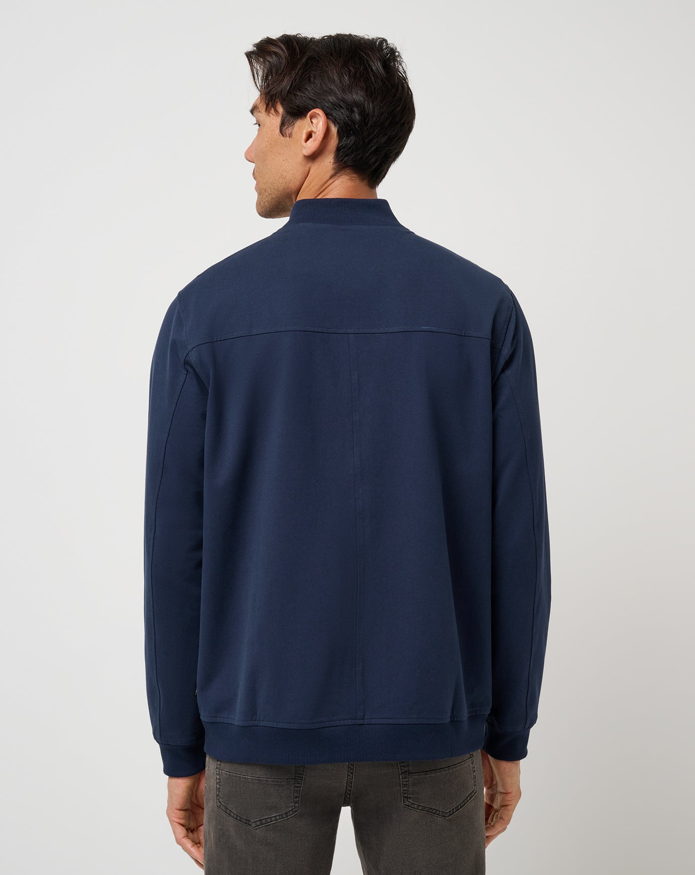 Stretchknit Bomber Jacket Men/Total Eclipse
