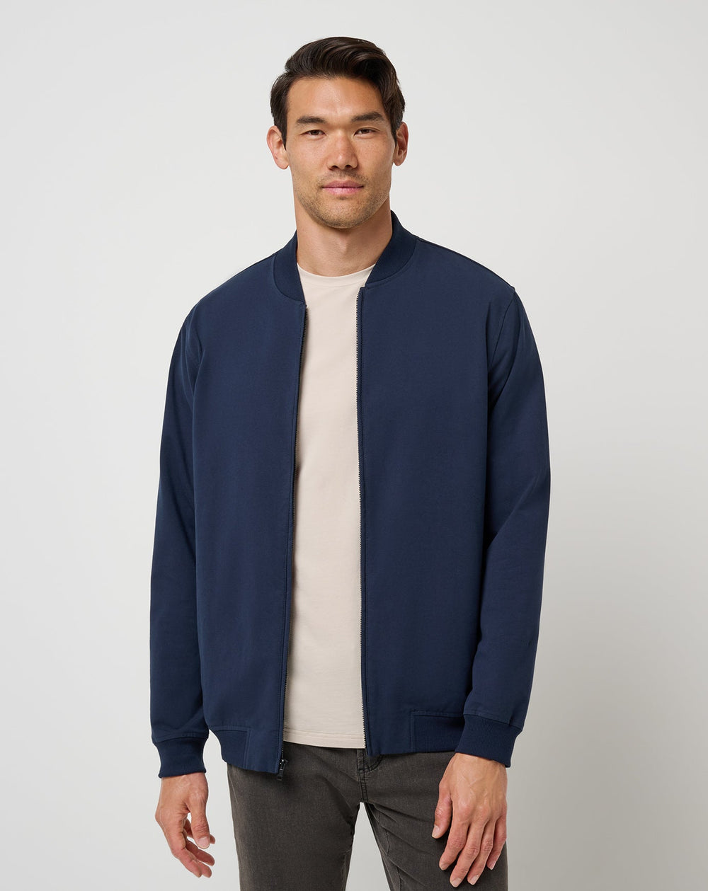 Stretchknit Bomber Jacket Men/Total Eclipse