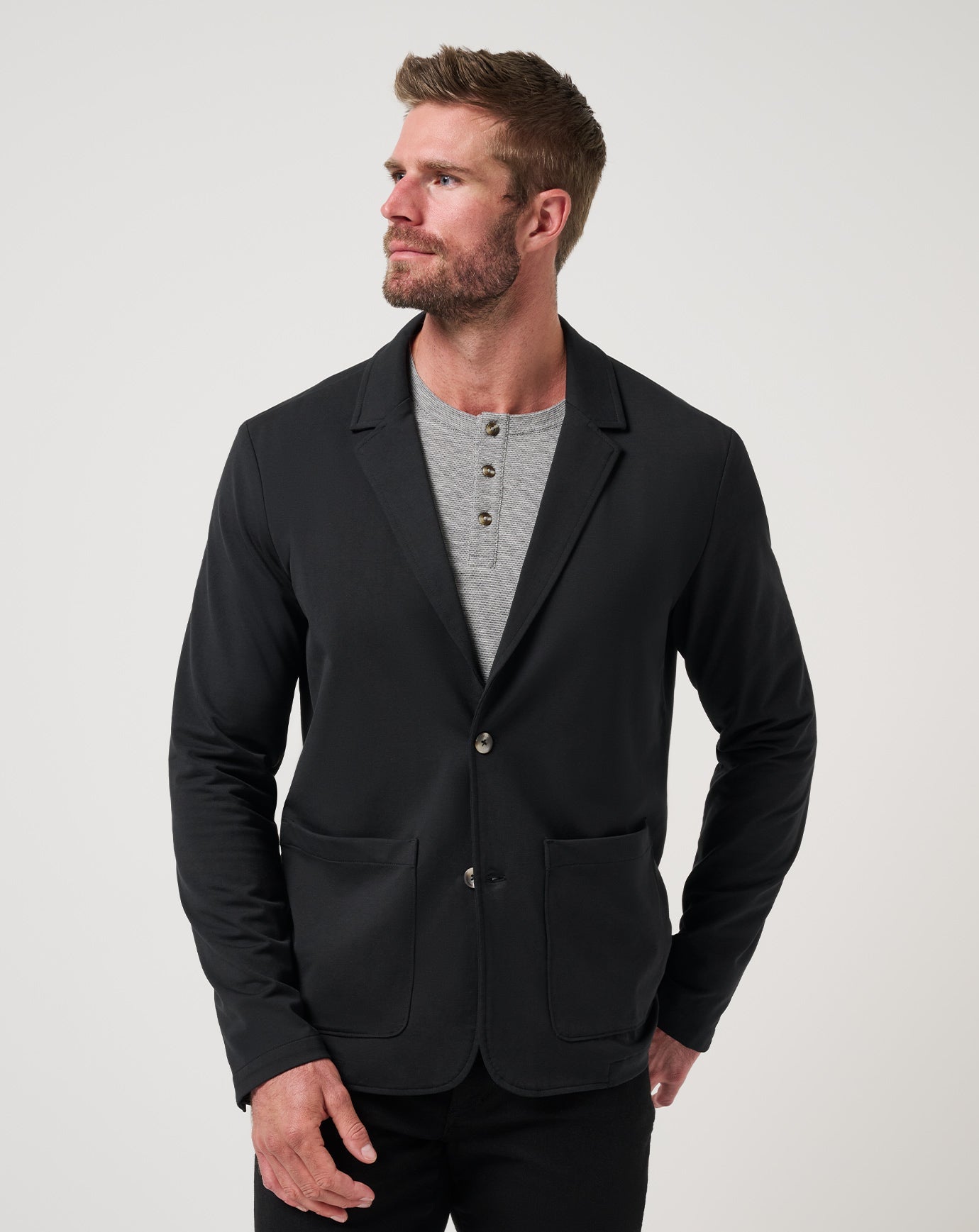 Stretchknit Blazer Men/Black