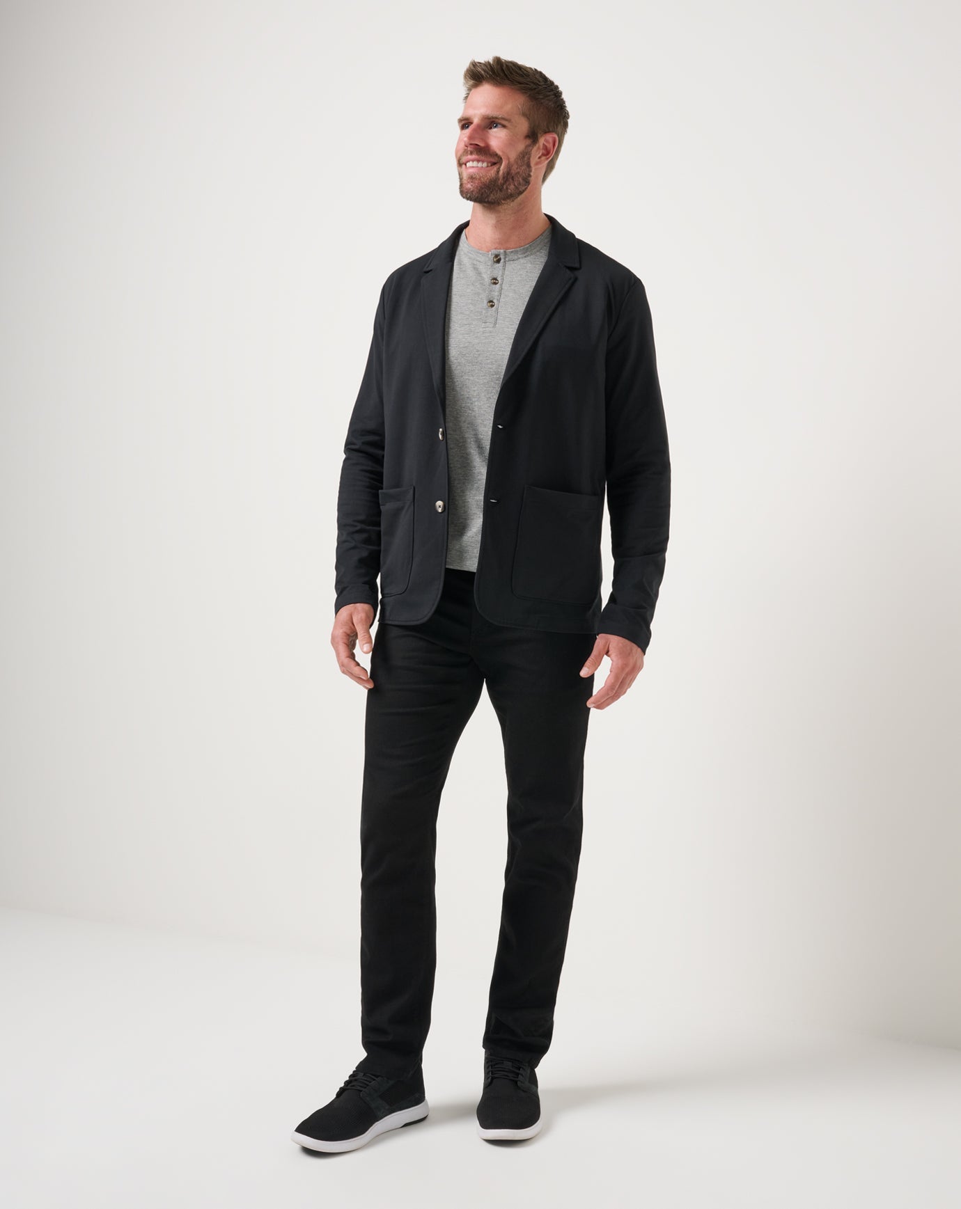 Stretchknit Blazer Men/Black