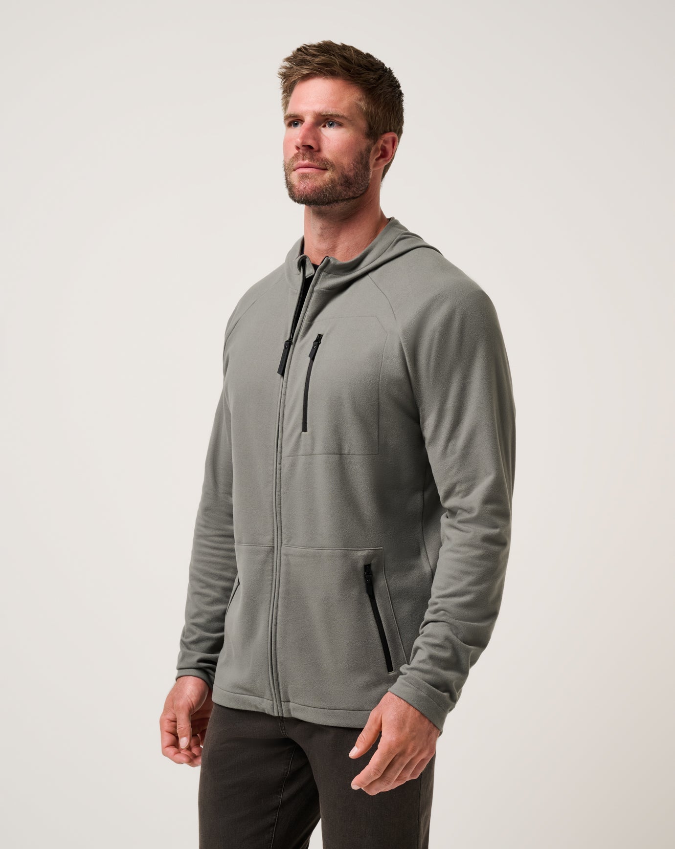 Quest Polar Full Zip Jacket Men/Dark Olive
