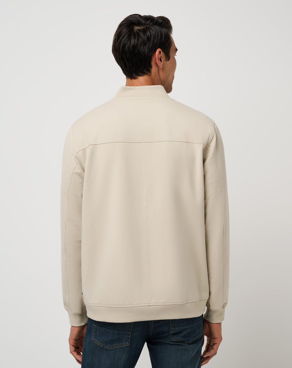 Stretchknit Bomber Jacket Men/Italian Sand