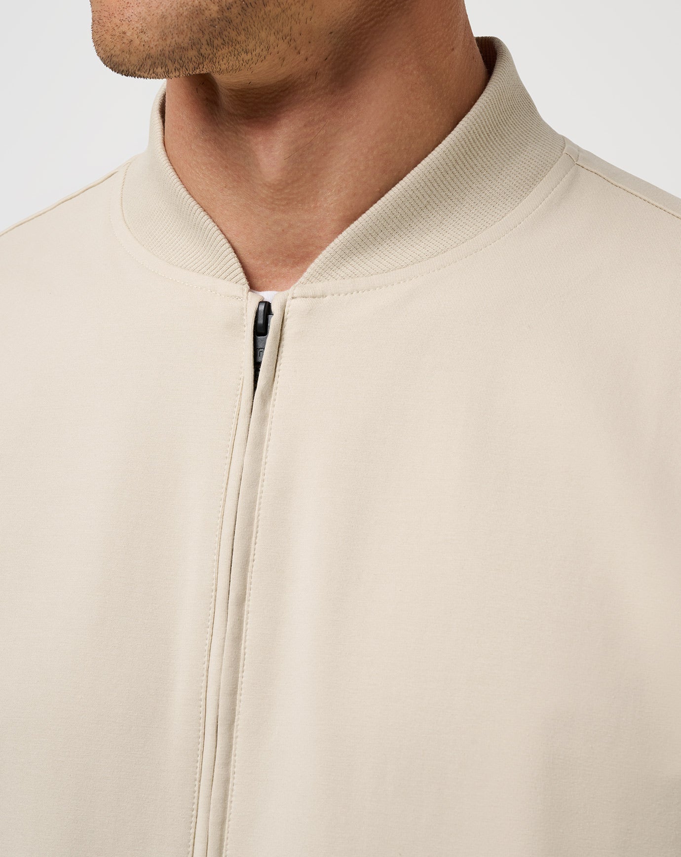 Stretchknit Bomber Jacket Men/Italian Sand