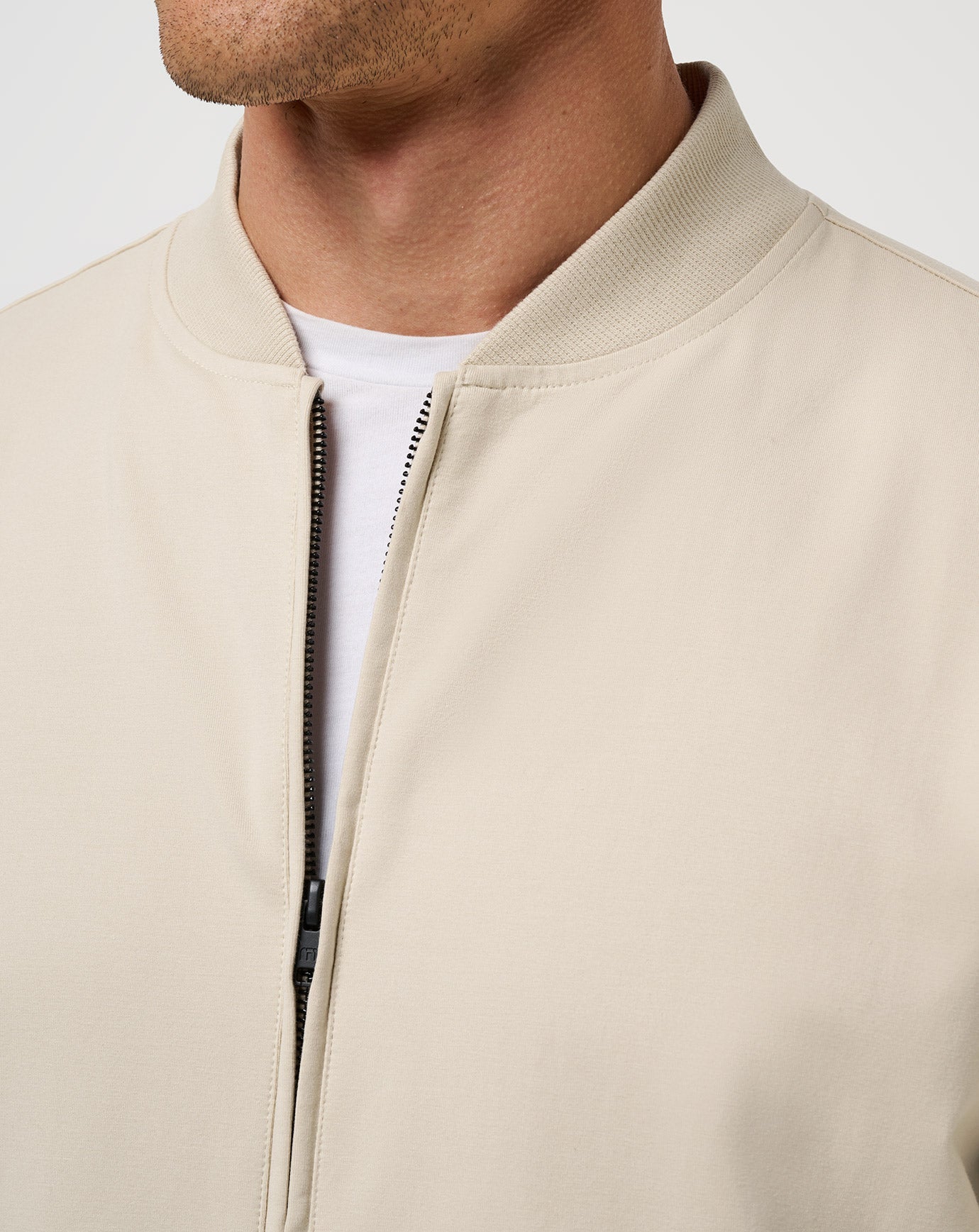 Stretchknit Bomber Jacket Men/Italian Sand