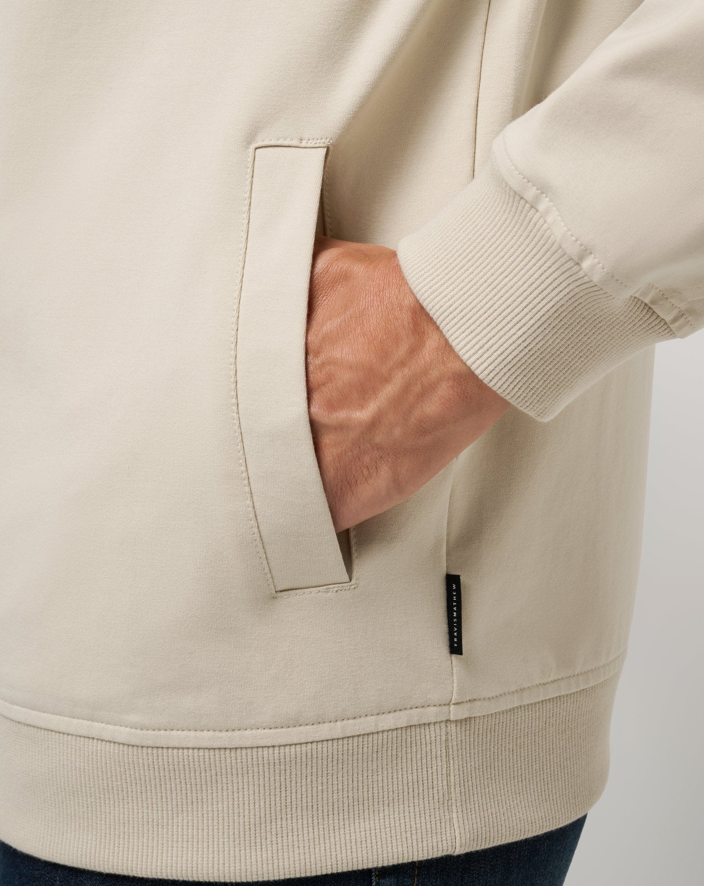 Stretchknit Bomber Jacket Men/Italian Sand