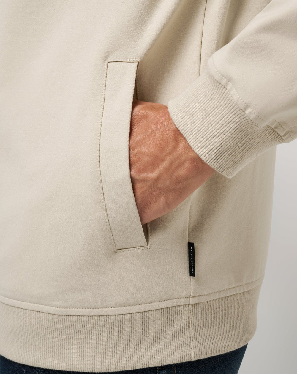Stretchknit Bomber Jacket Men/Italian Sand
