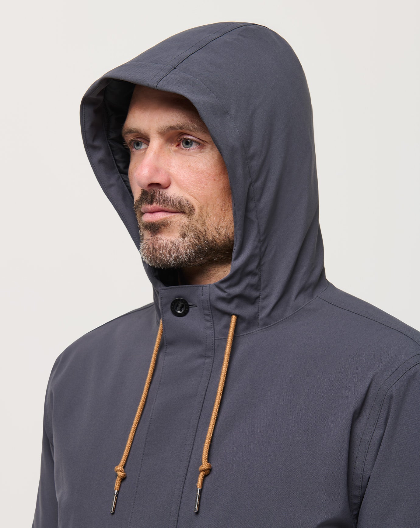 Mountain Pass Long Jacket Men/Ebony