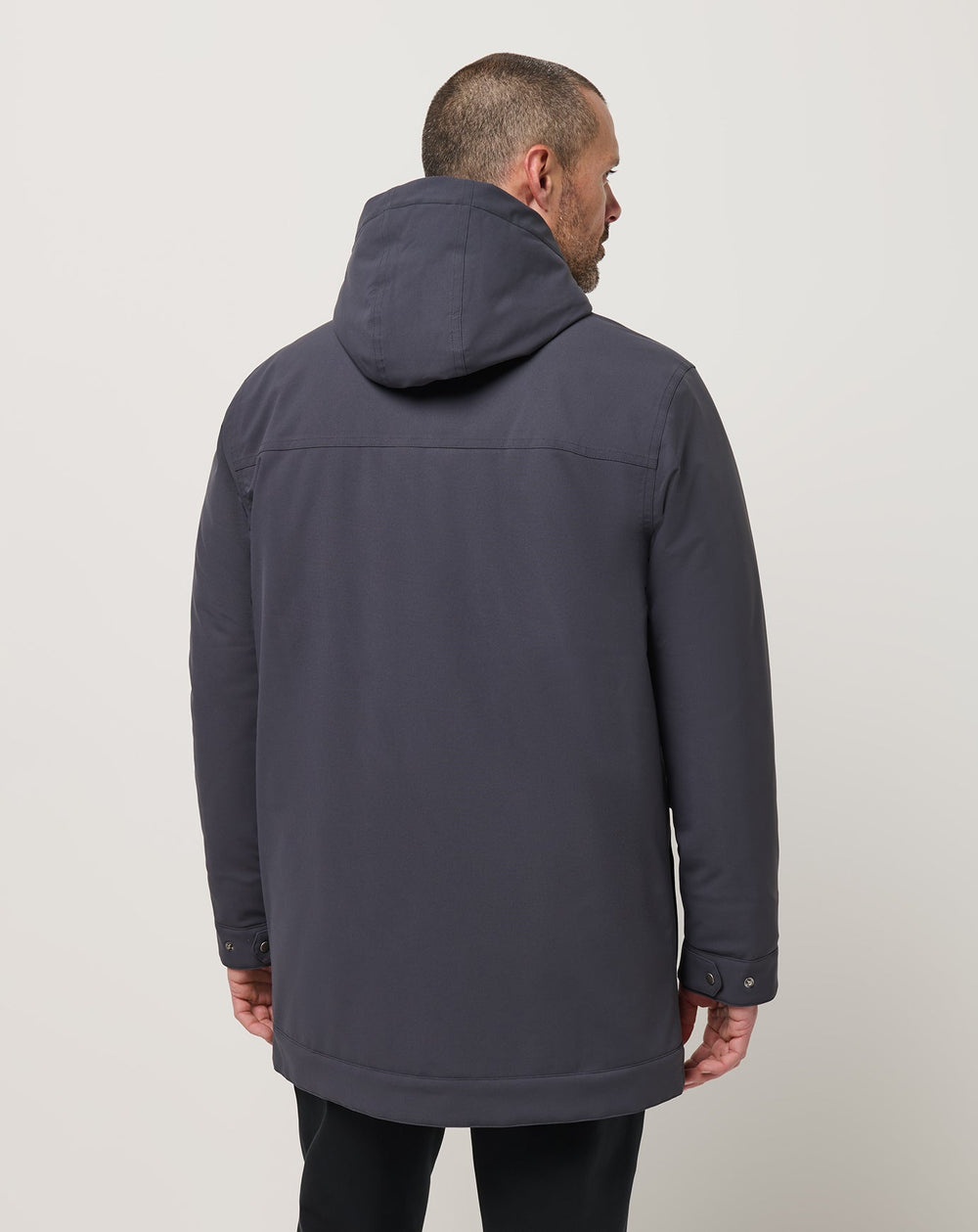 Mountain Pass Long Jacket Men/Ebony