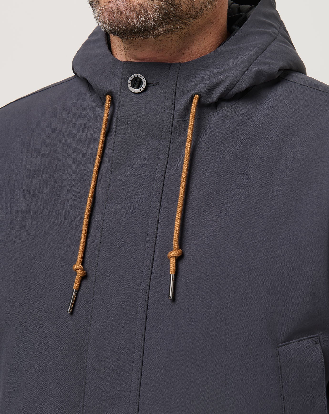 Mountain Pass Long Jacket Men/Ebony