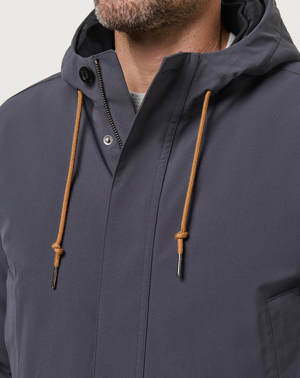 Mountain Pass Long Jacket Men/Ebony