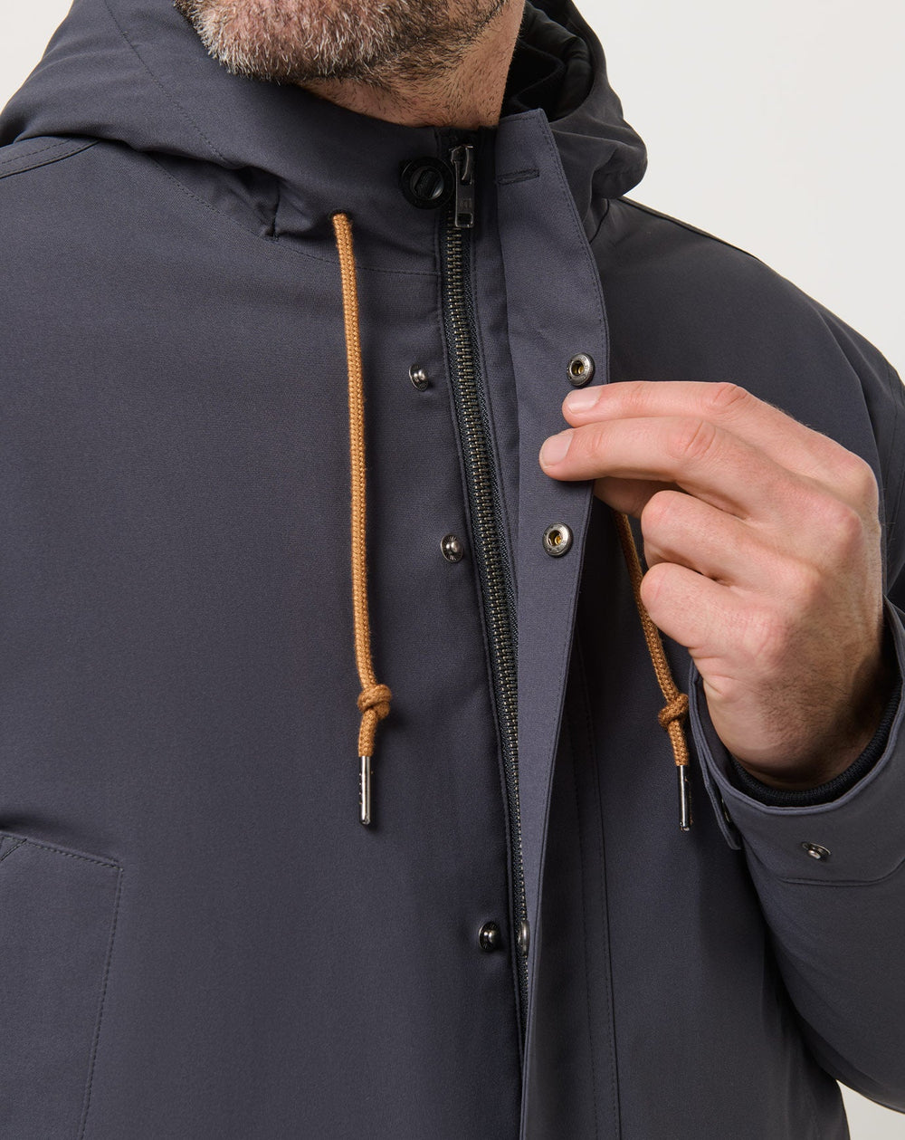Mountain Pass Long Jacket Men/Ebony