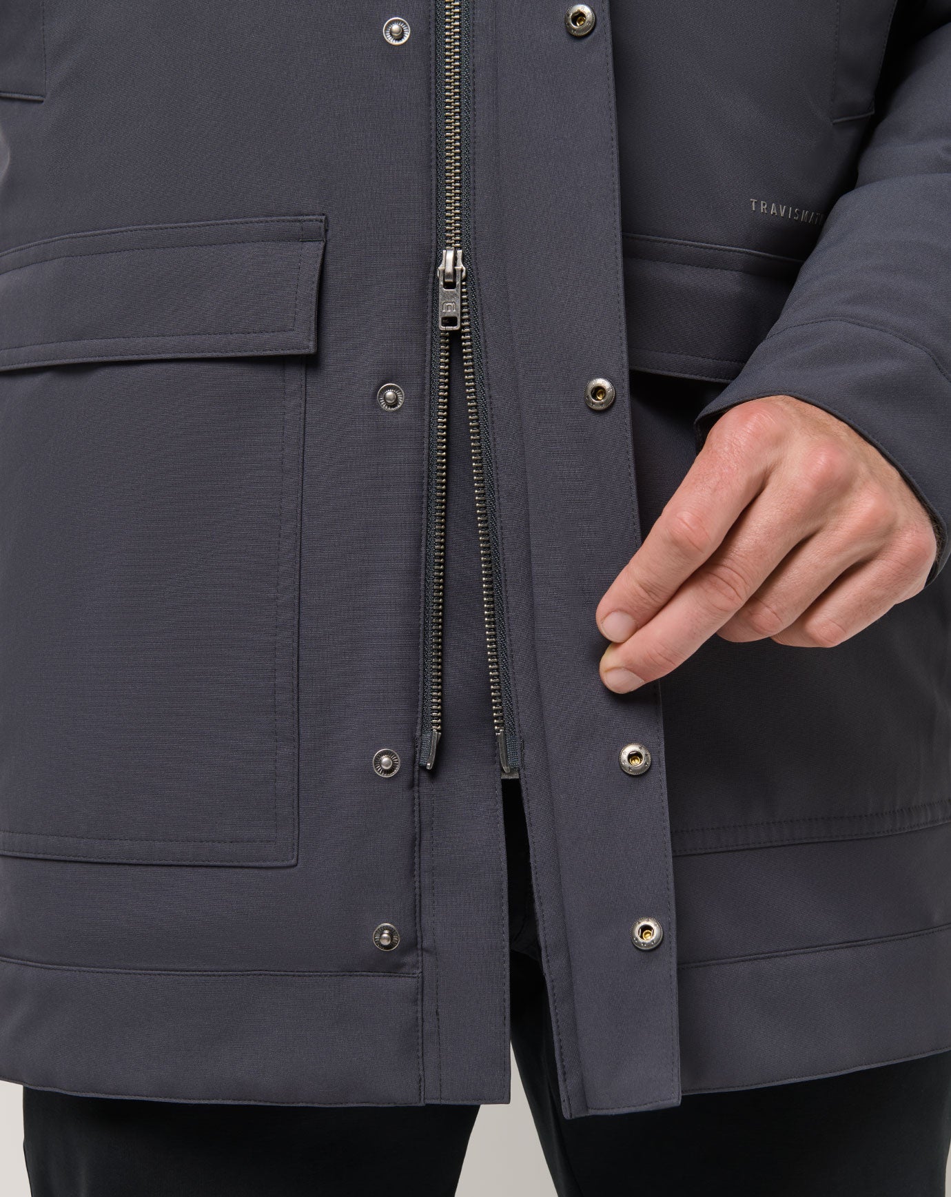 Mountain Pass Long Jacket Men/Ebony