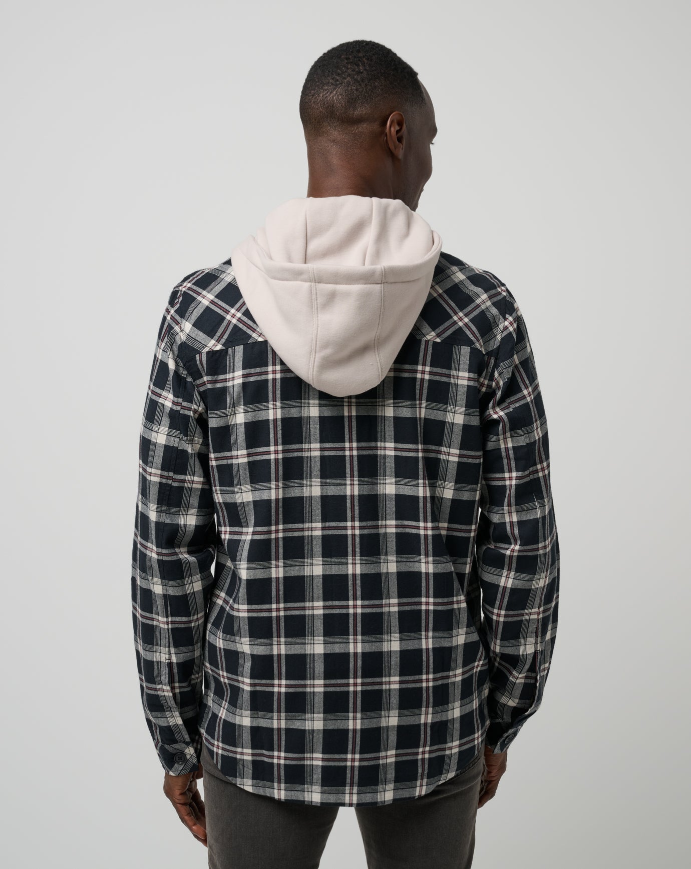Baubles Button-Up Hoodie Men/Black