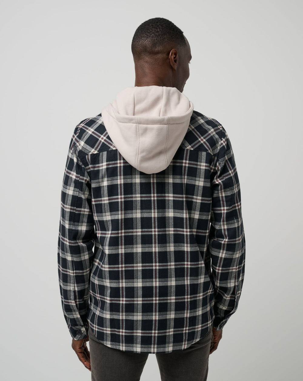 Baubles Button-Up Hoodie Men/Black