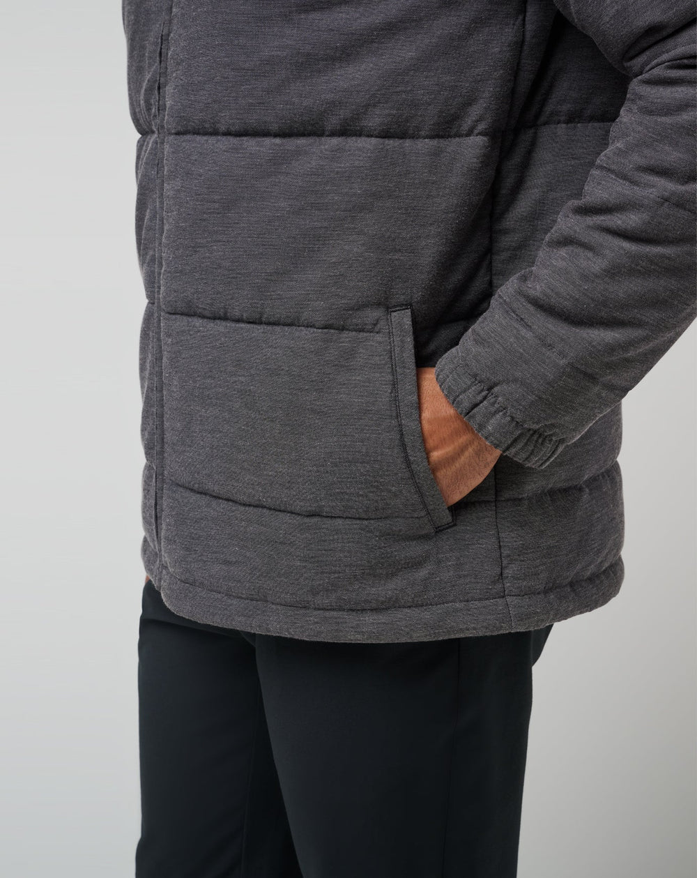 Climate Drop Jacket Men/Heather Black