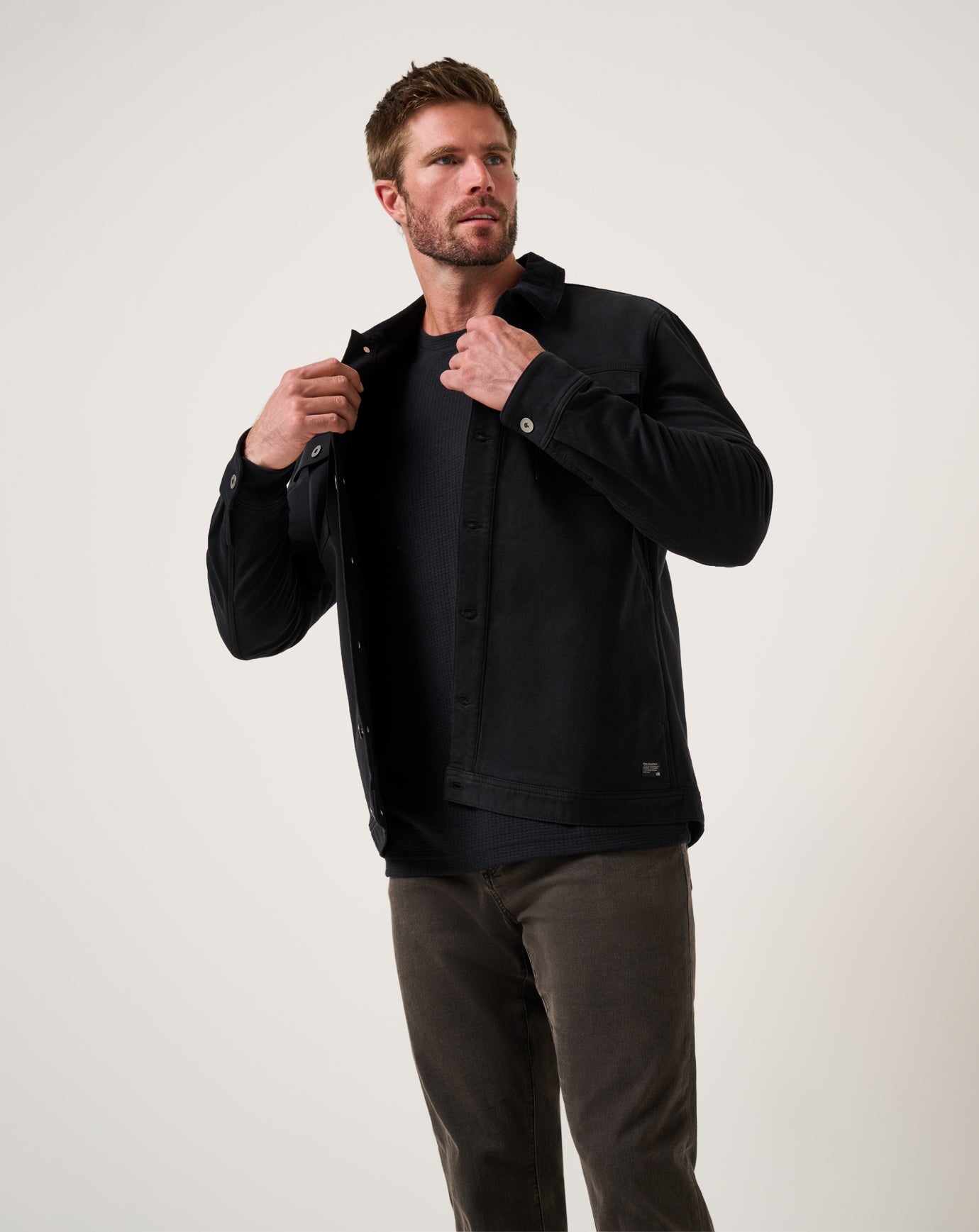 Cloud Denim Cord Jacket Men/Black