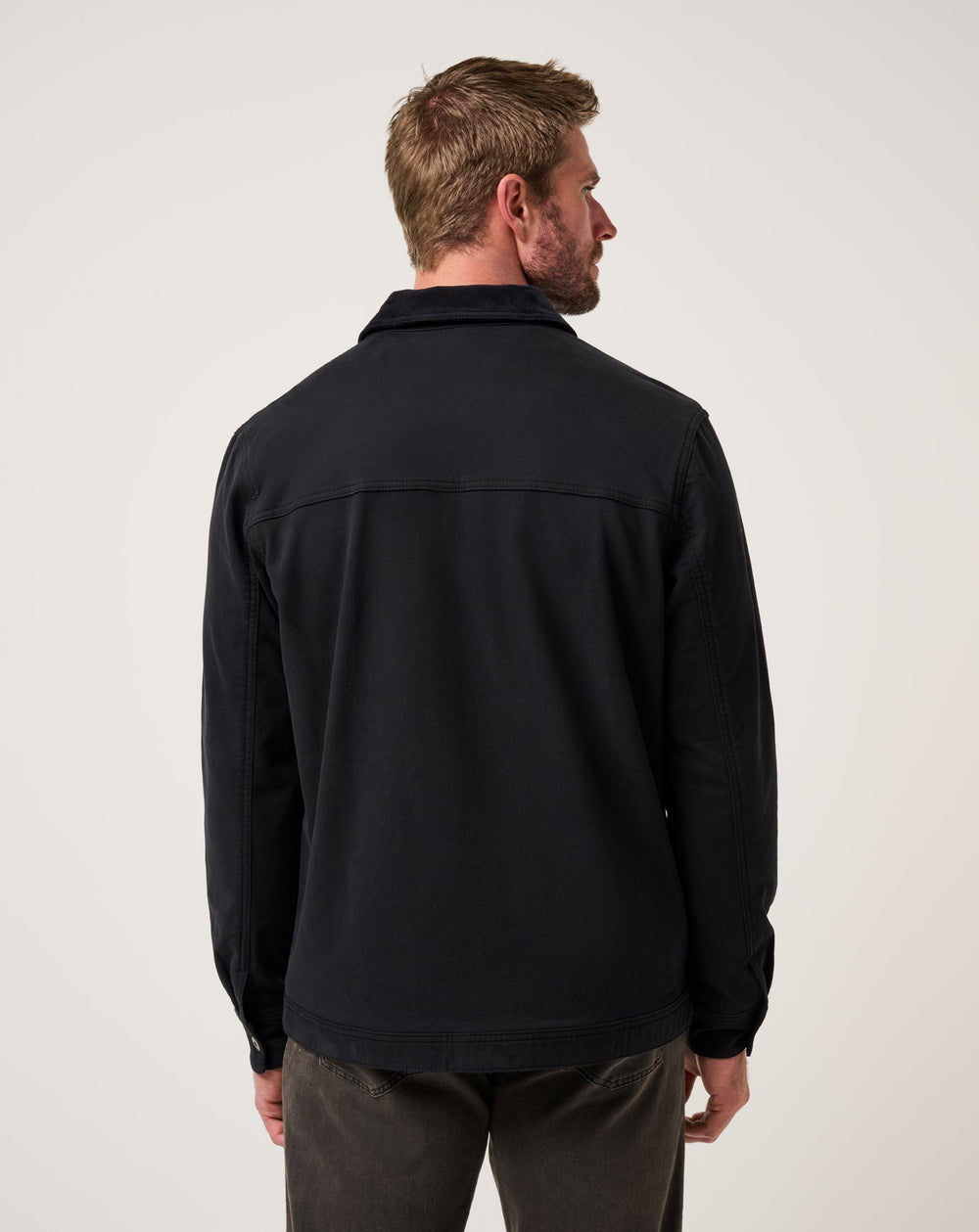 Cloud Denim Cord Jacket Men/Black