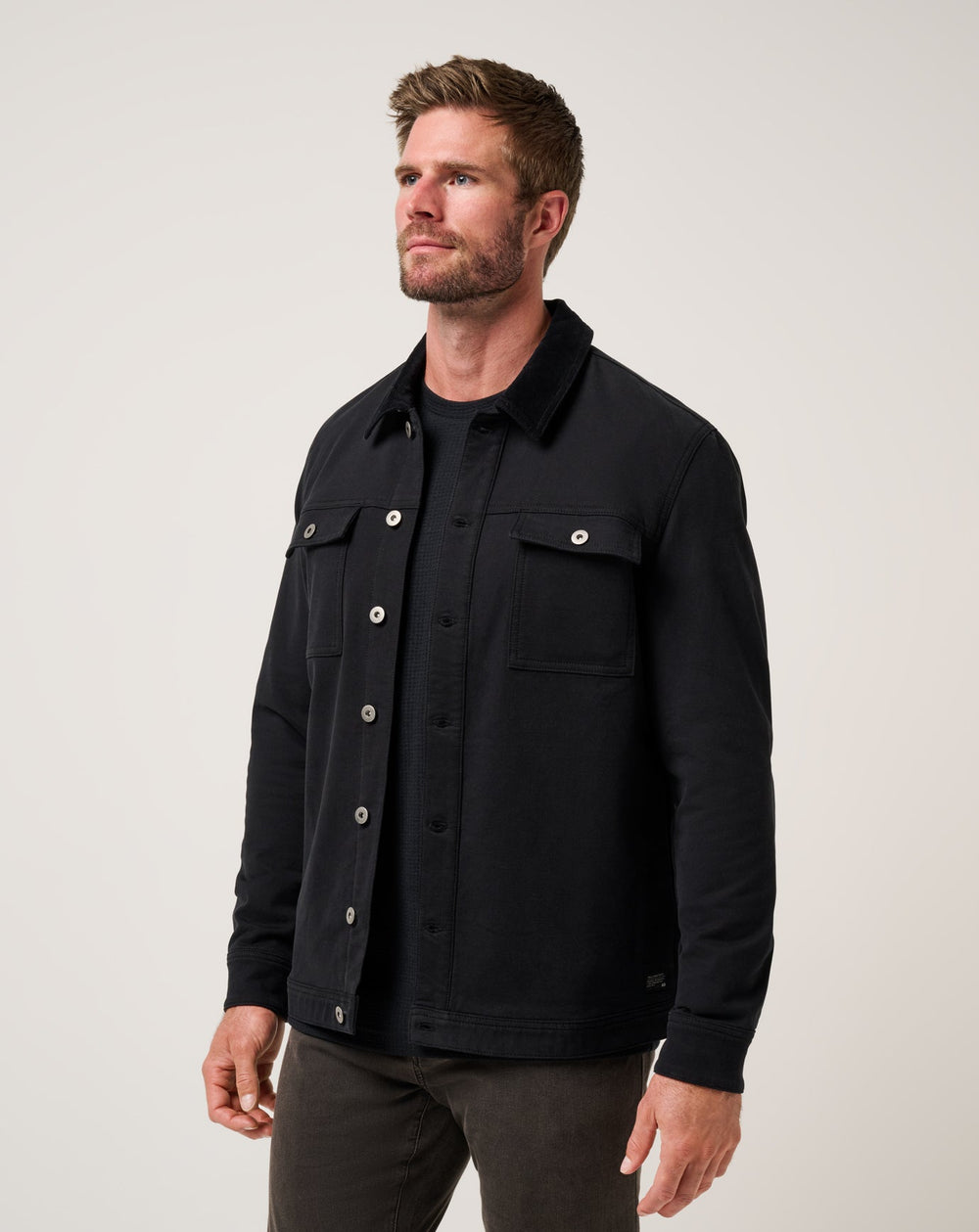 Cloud Denim Cord Jacket Men/Black