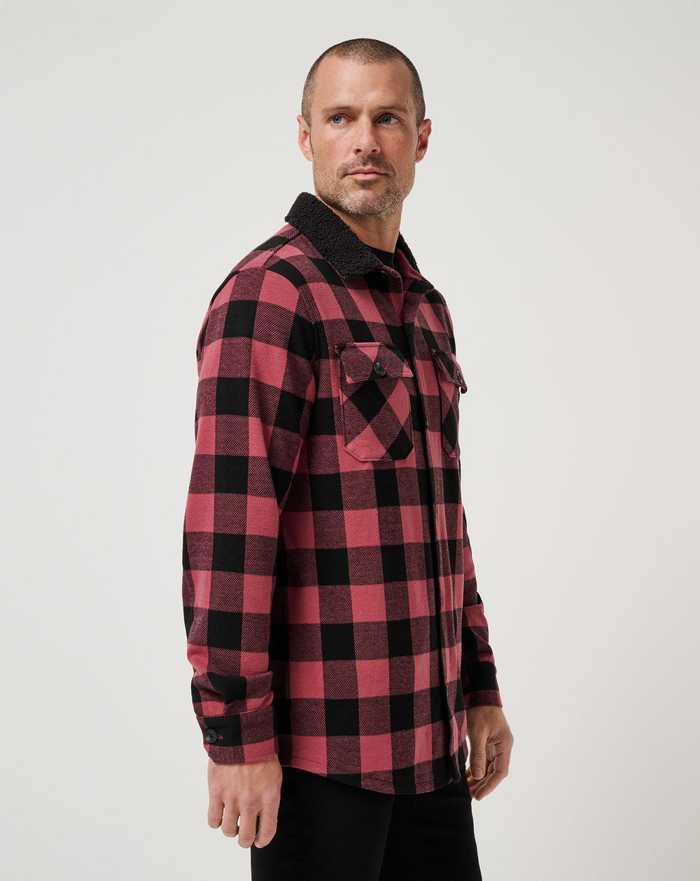 Winterize Shirt Jacket Men/Roan Rouge