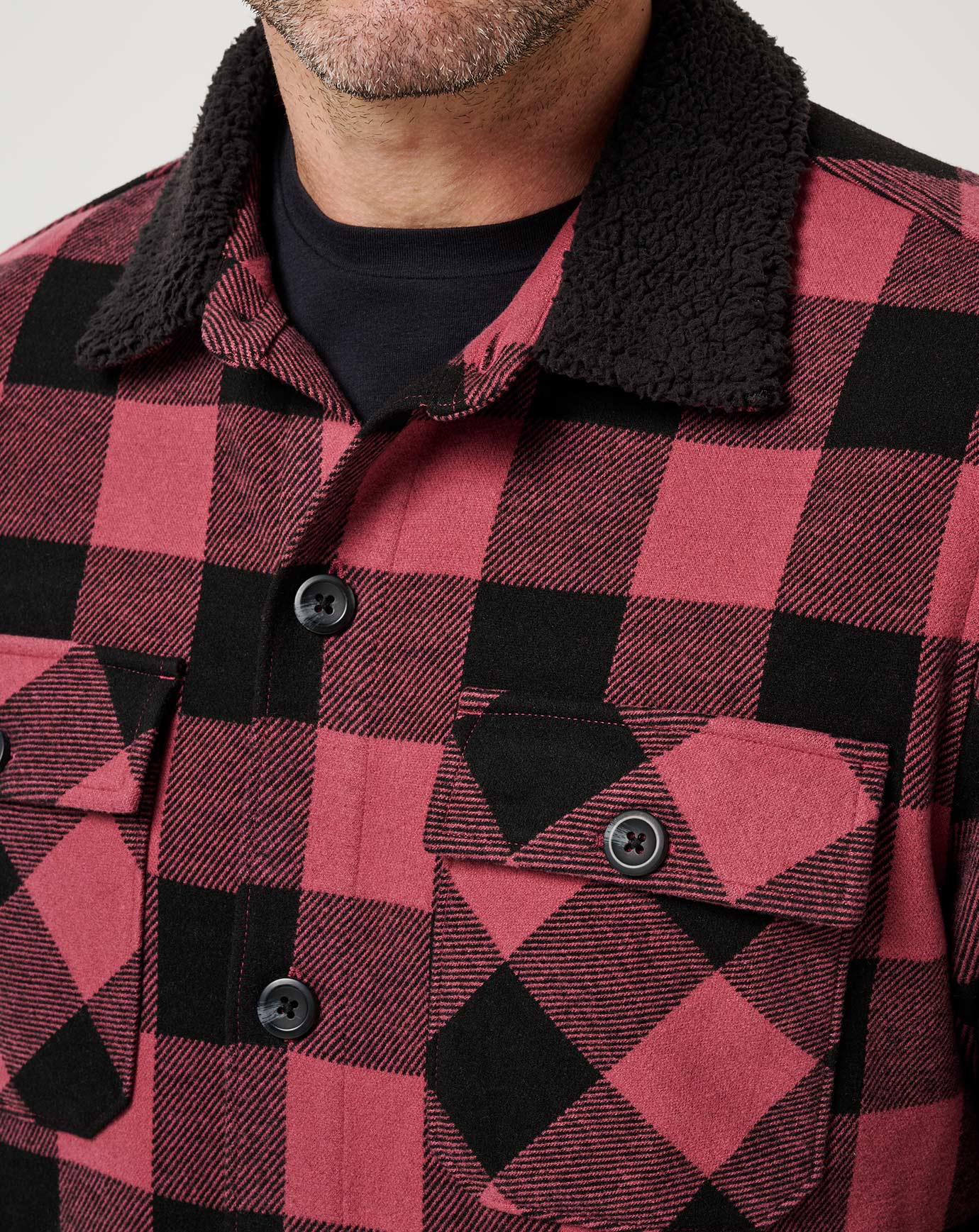 Winterize Shirt Jacket Men/Roan Rouge