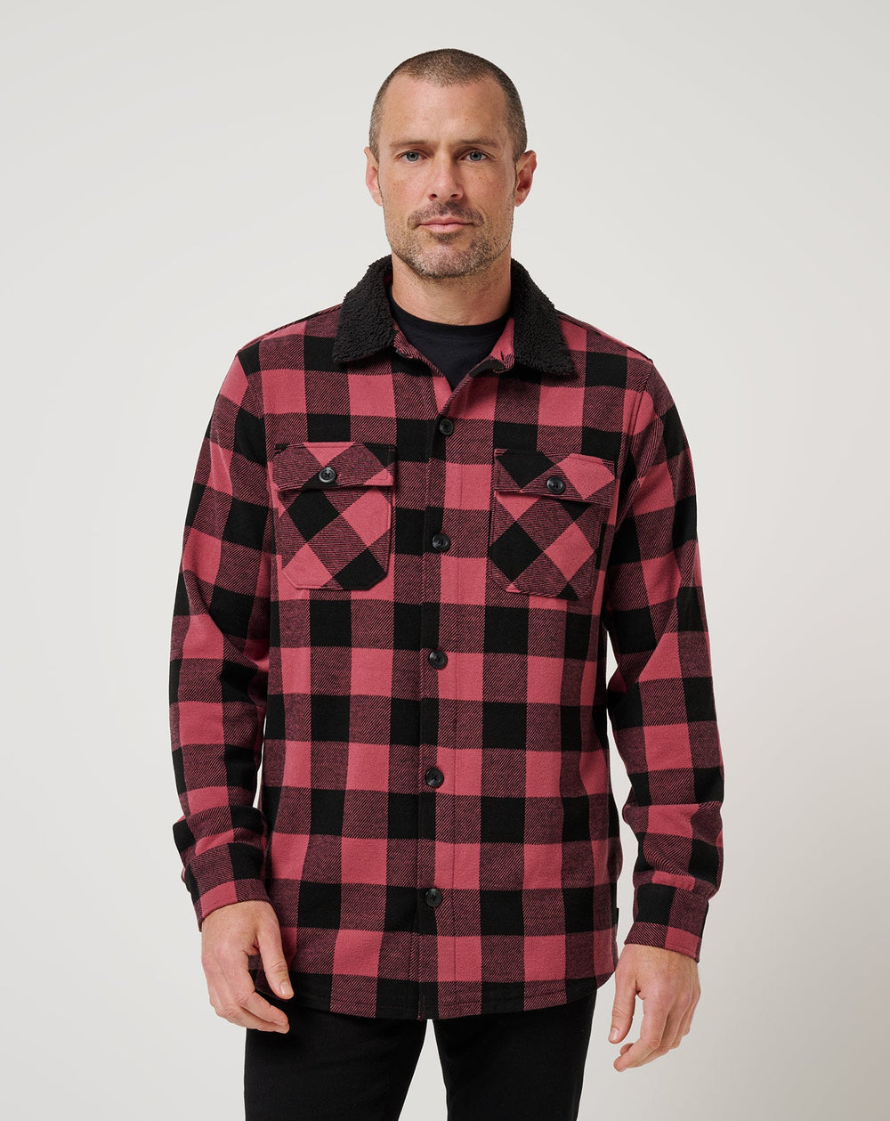 Winterize Shirt Jacket Men/Roan Rouge