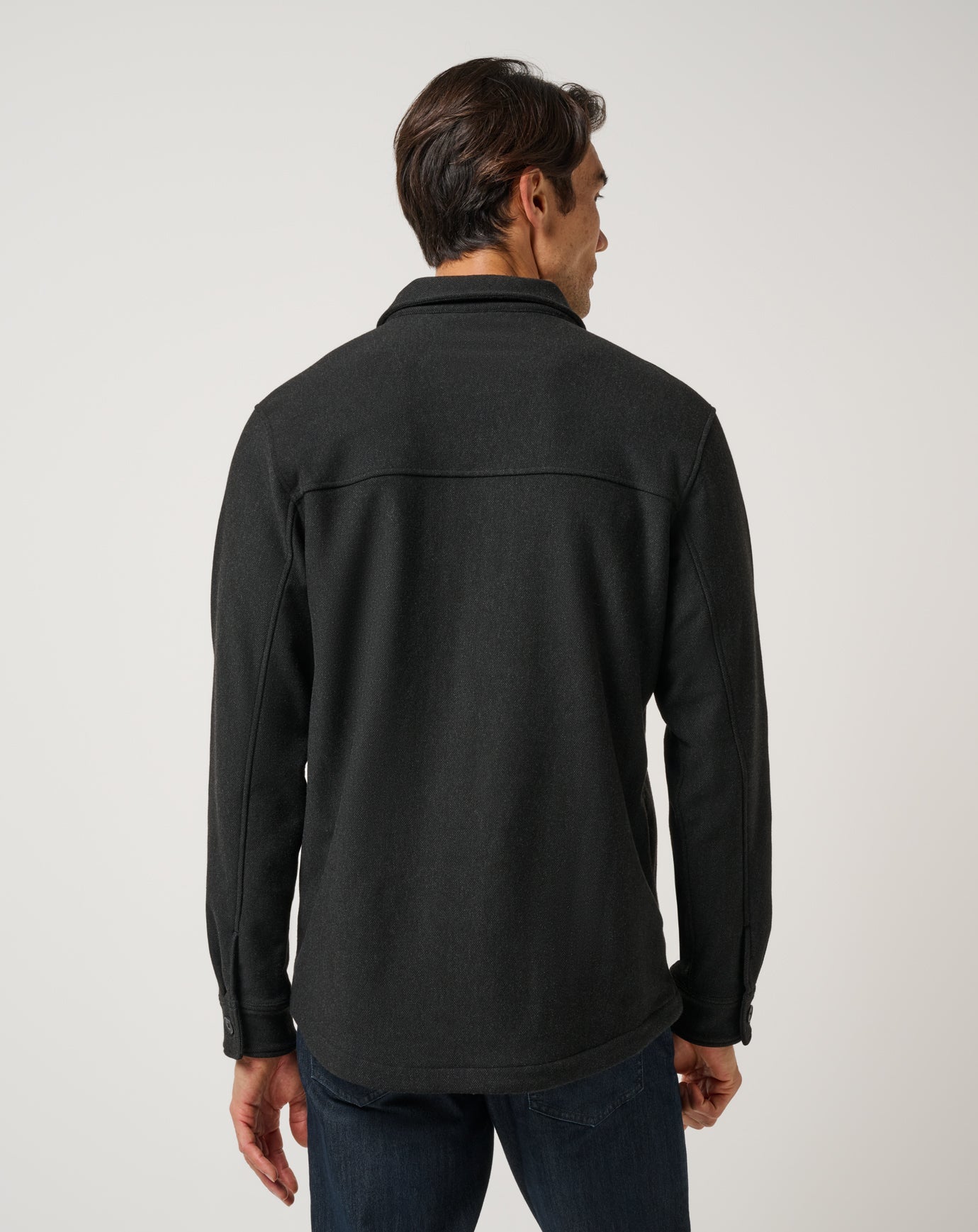 Are We There Yet Shirt Jacket Men/Black