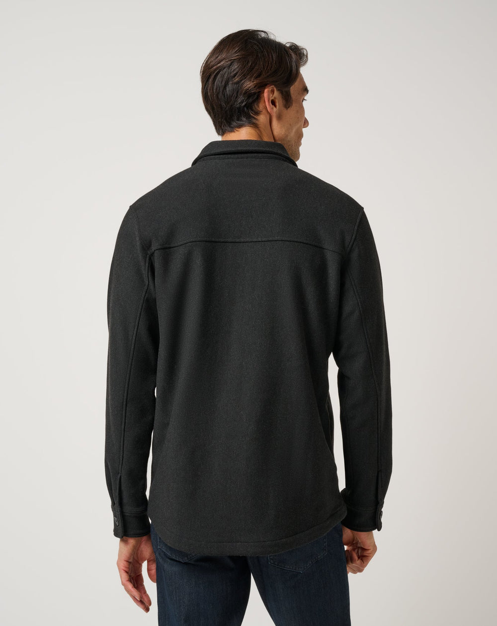 Are We There Yet Shirt Jacket Men/Black