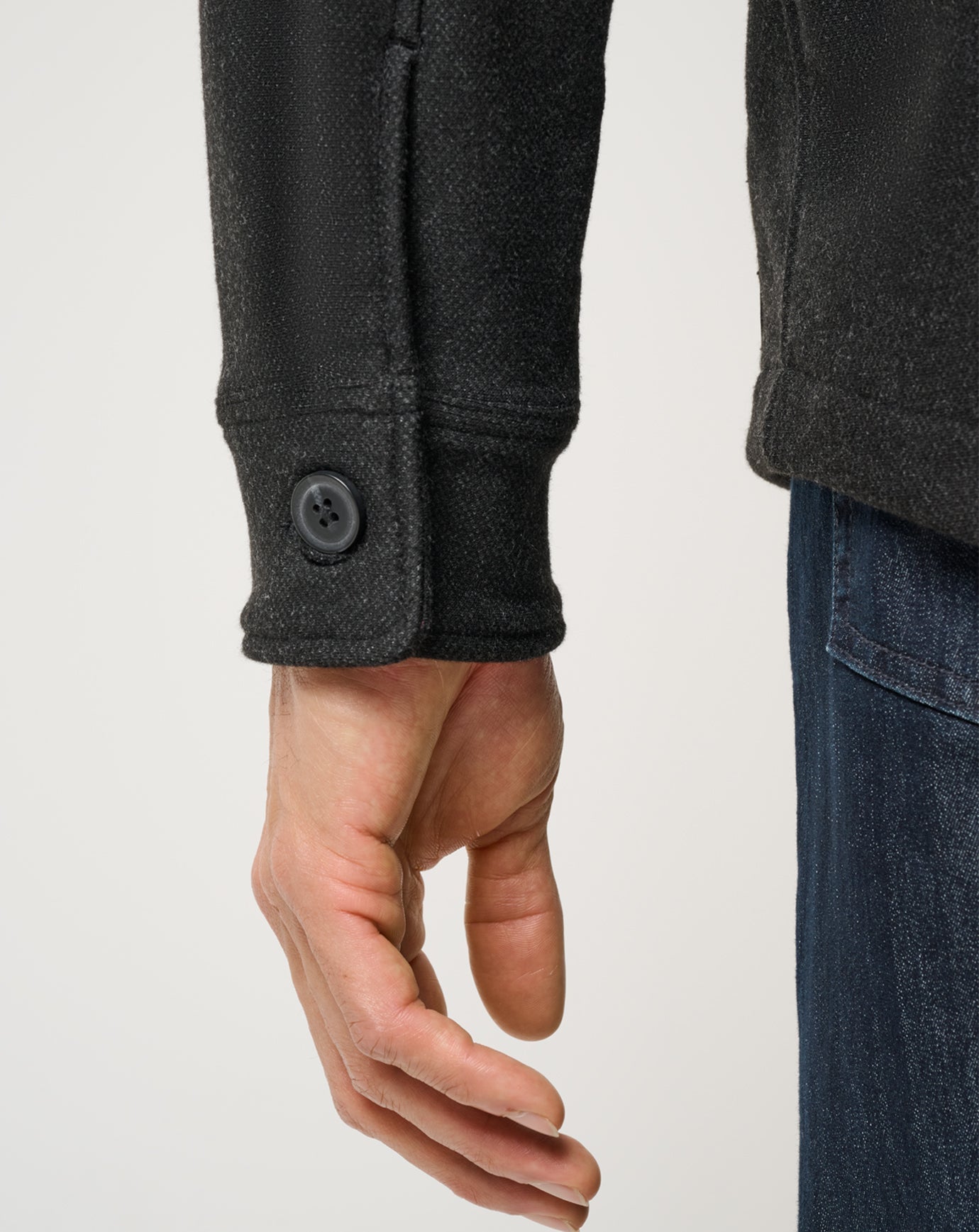 Are We There Yet Shirt Jacket Men/Black
