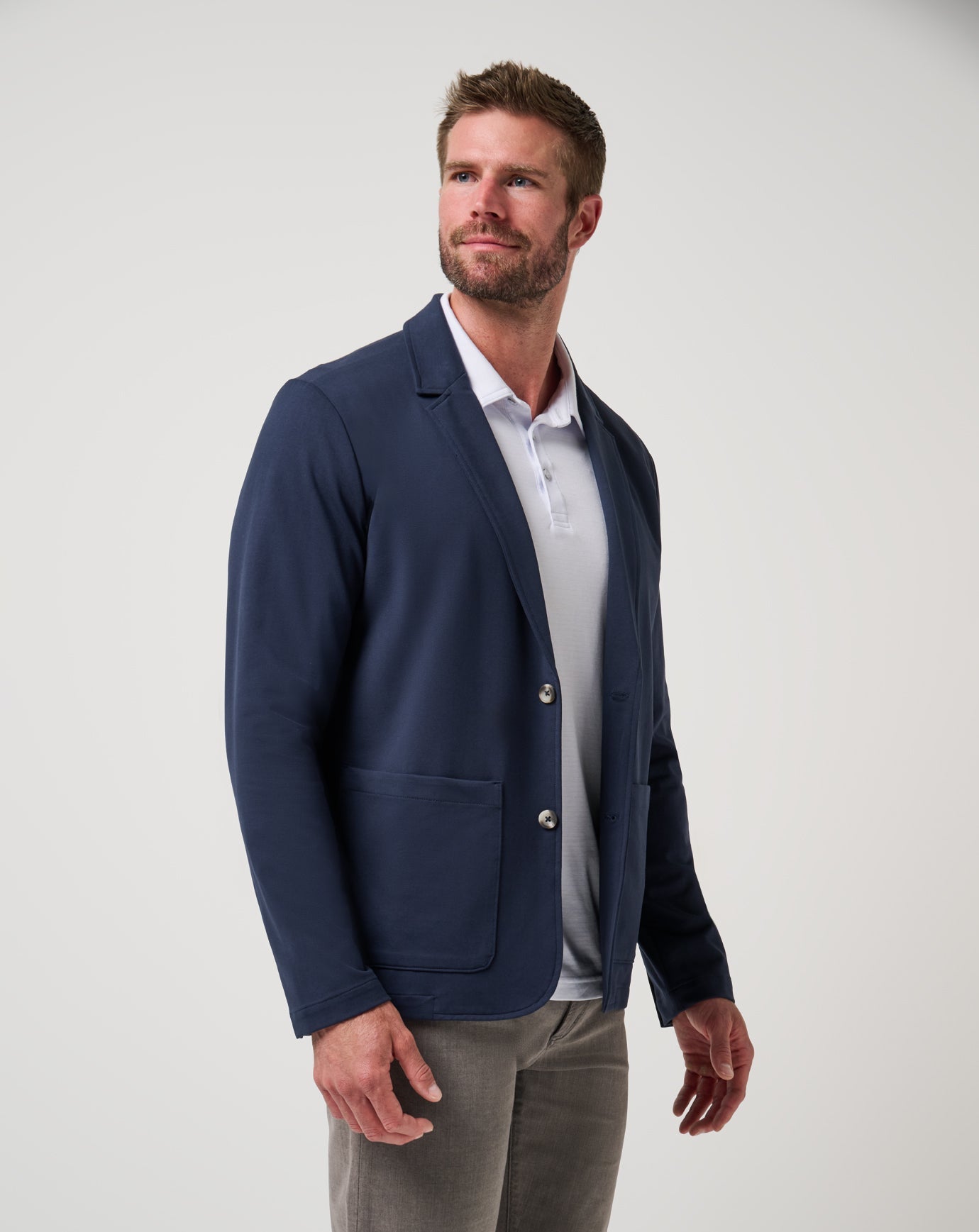 Stretchknit Blazer Men/Total Eclipse