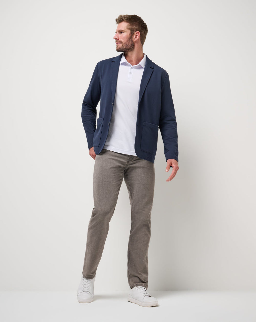 Stretchknit Blazer Men/Total Eclipse