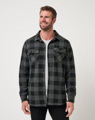 Return Flight Shirt Jacket Men/Black/Grey