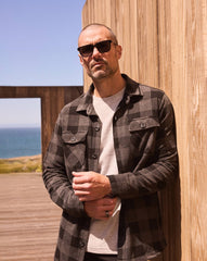 Return Flight Shirt Jacket Men/Black/Grey