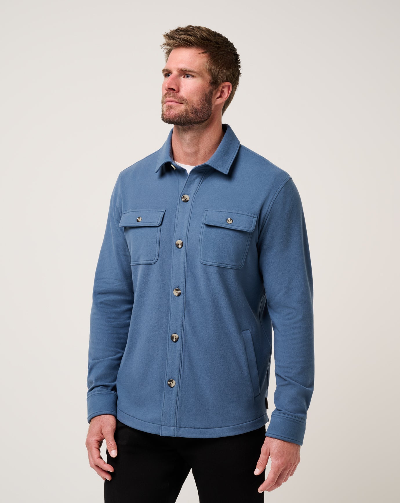 Peak Fleece Shirt Jacket Men/Bering Sea