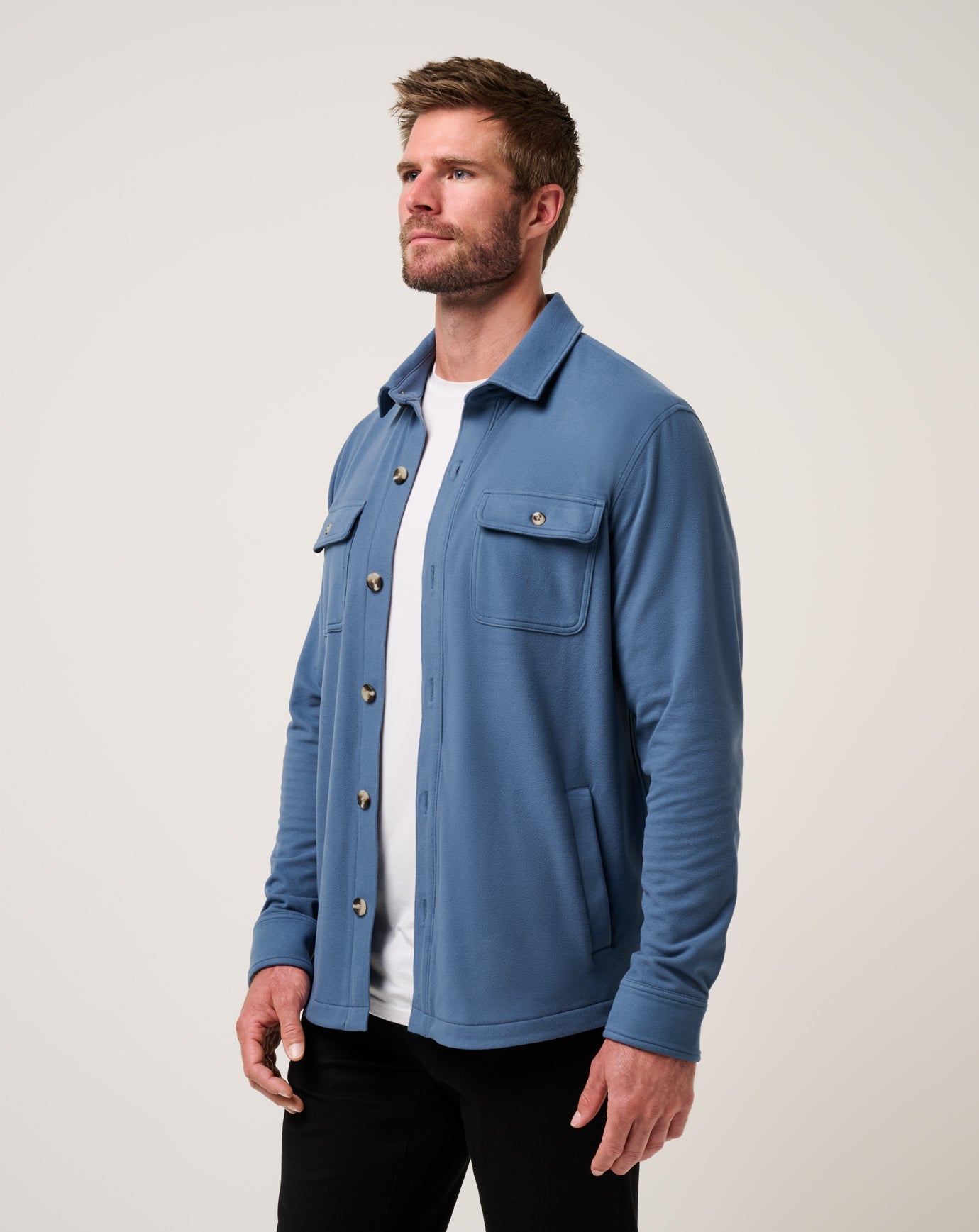 Peak Fleece Shirt Jacket Men/Bering Sea