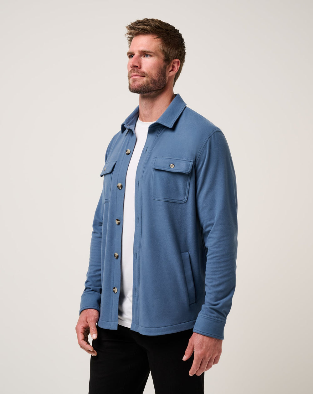 Peak Fleece Shirt Jacket Men/Bering Sea