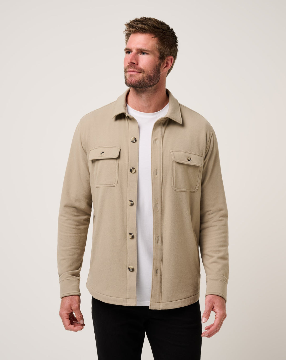 Peak Fleece Shirt Jacket Men/Weathered Teak