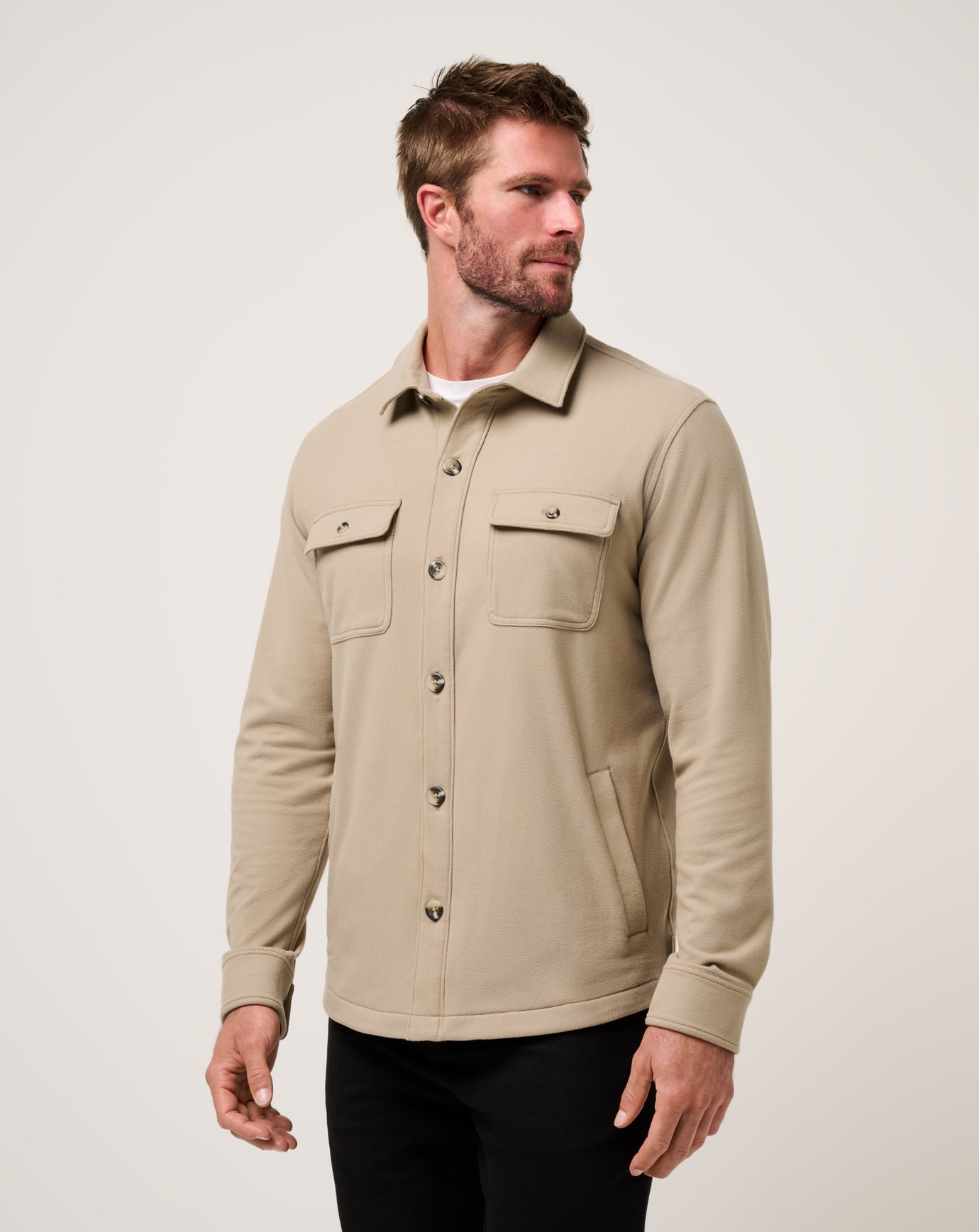 Peak Fleece Shirt Jacket Men/Weathered Teak