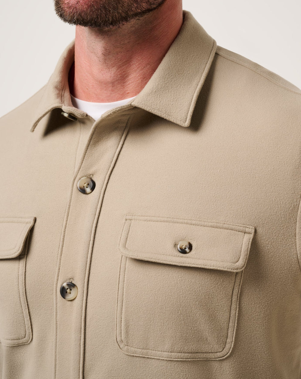 Peak Fleece Shirt Jacket Men/Weathered Teak