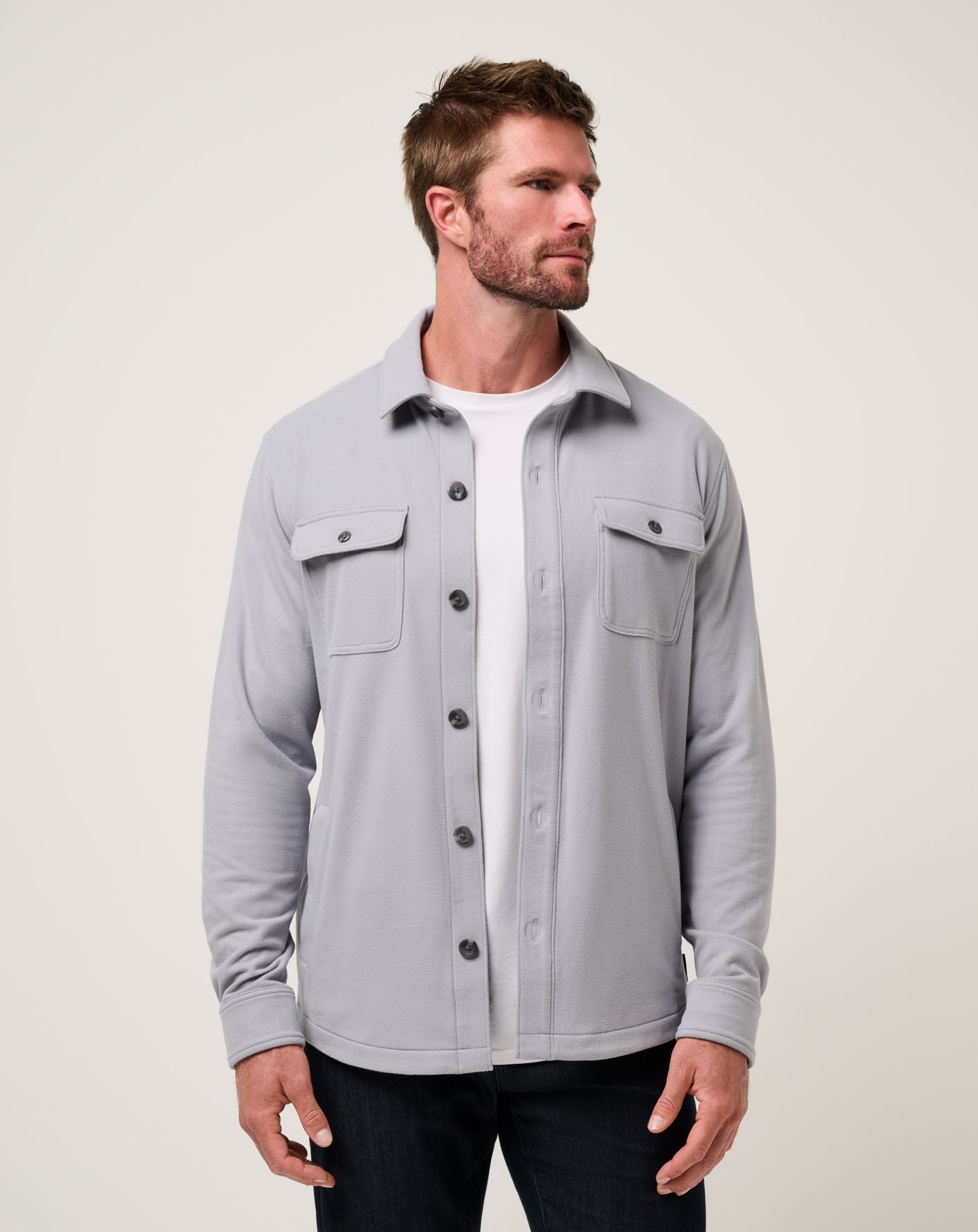 Peak Fleece Shirt Jacket Men/Sleet