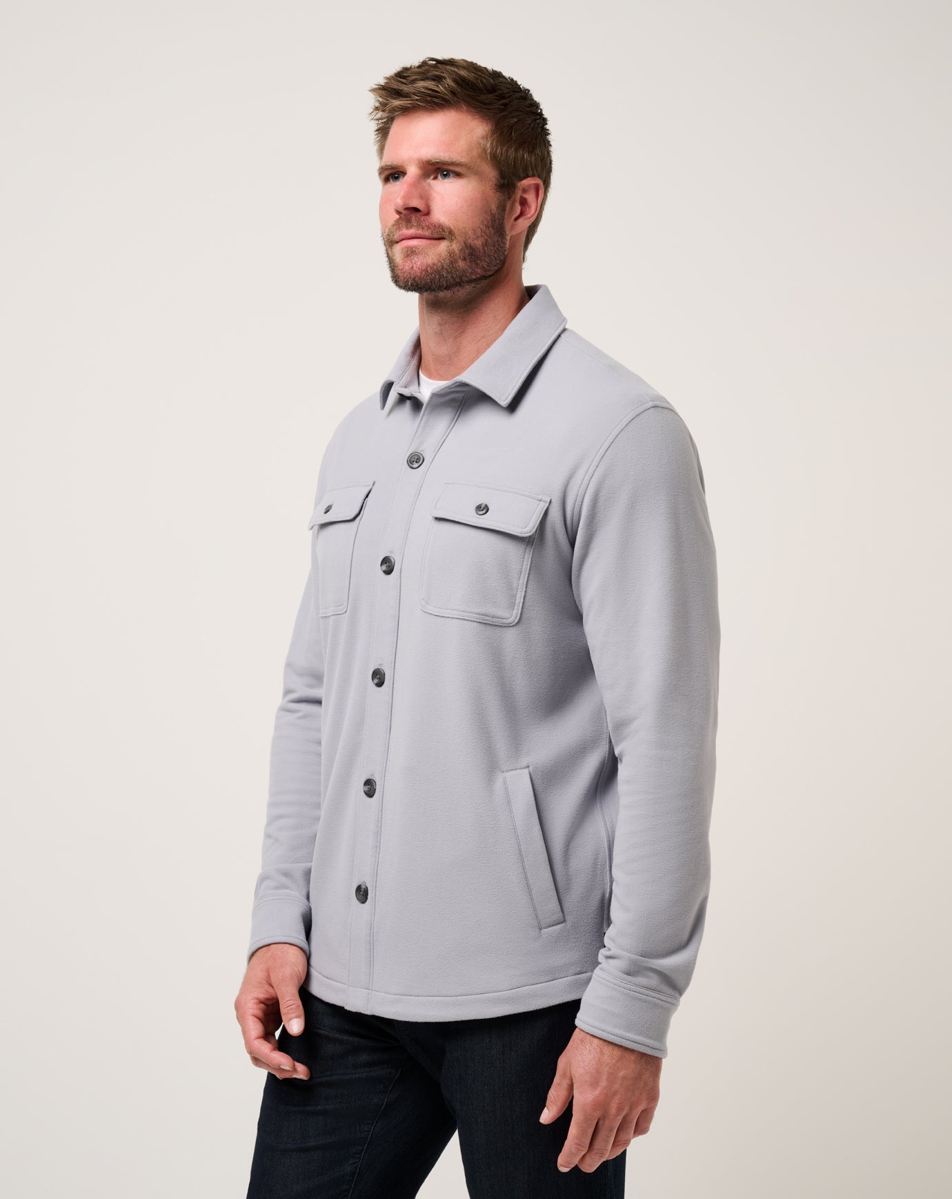 Peak Fleece Shirt Jacket Men/Sleet