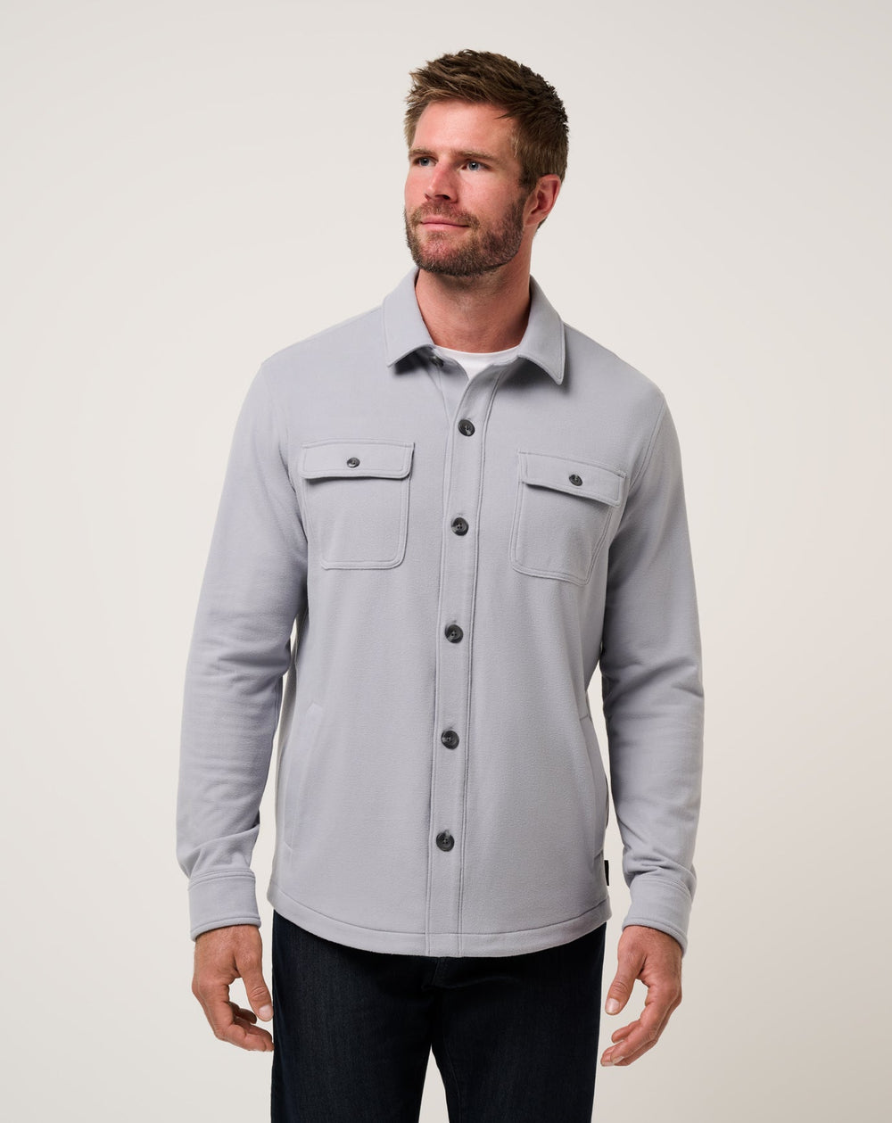 Peak Fleece Shirt Jacket Men/Sleet