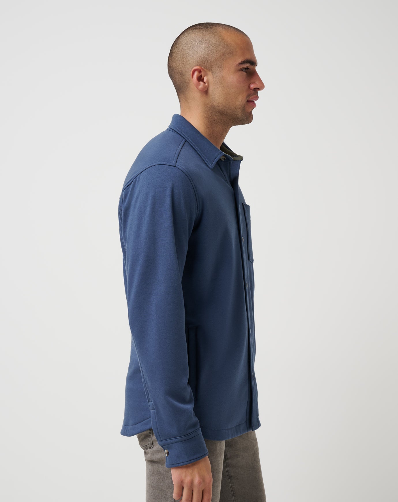 Cloud Shirt Jacket Men/Mood Indigo