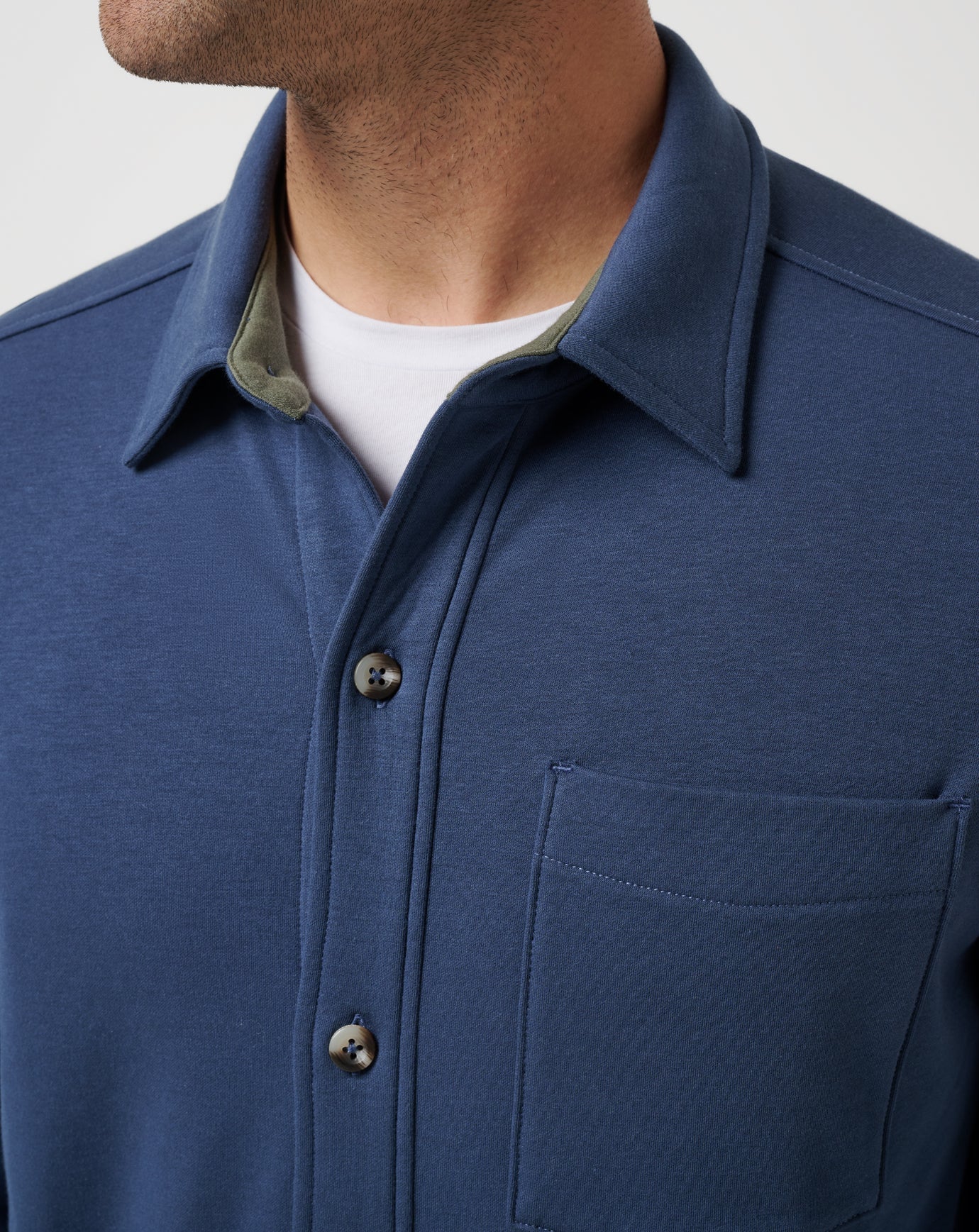 Cloud Shirt Jacket Men/Mood Indigo