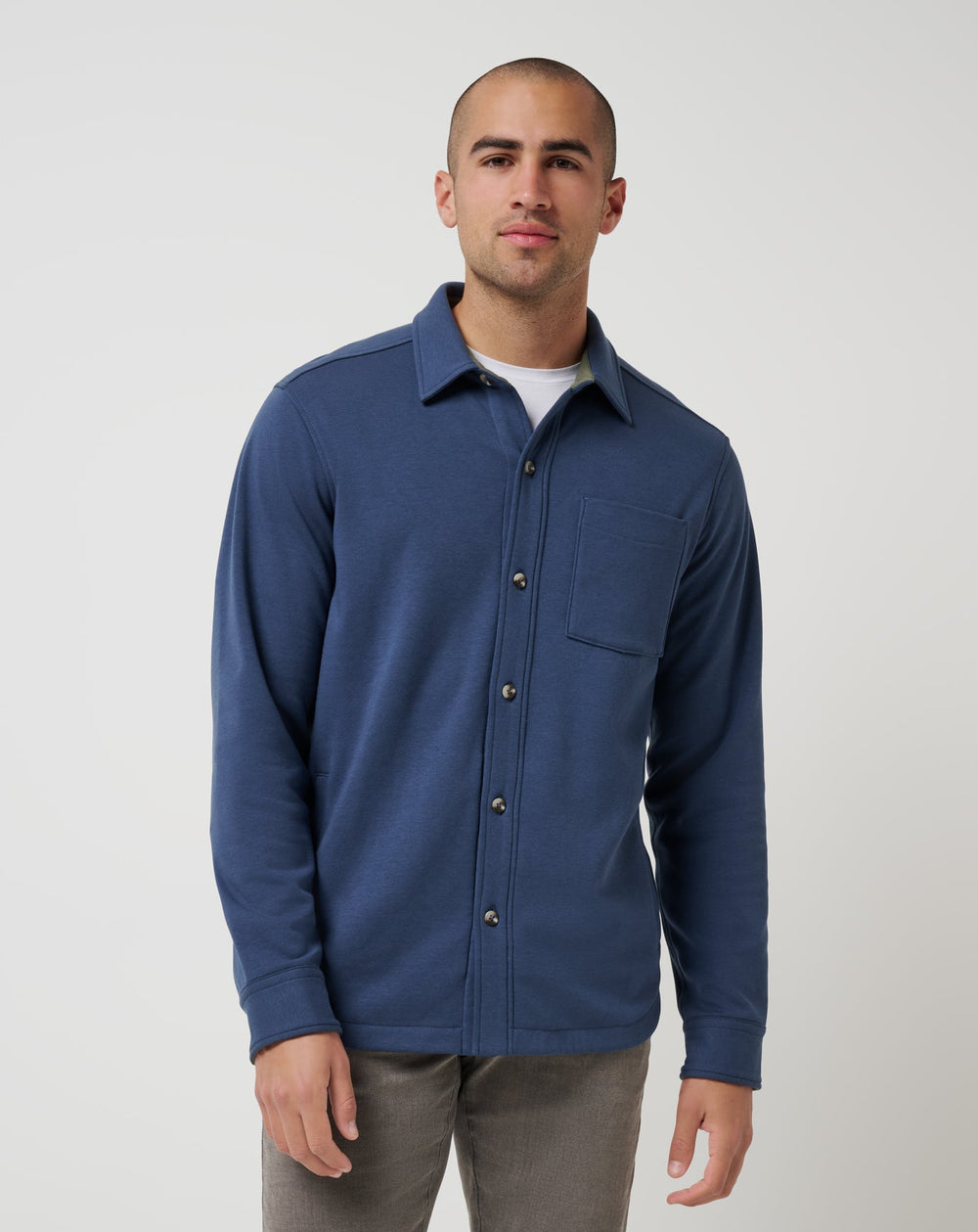 Cloud Shirt Jacket Men/Mood Indigo