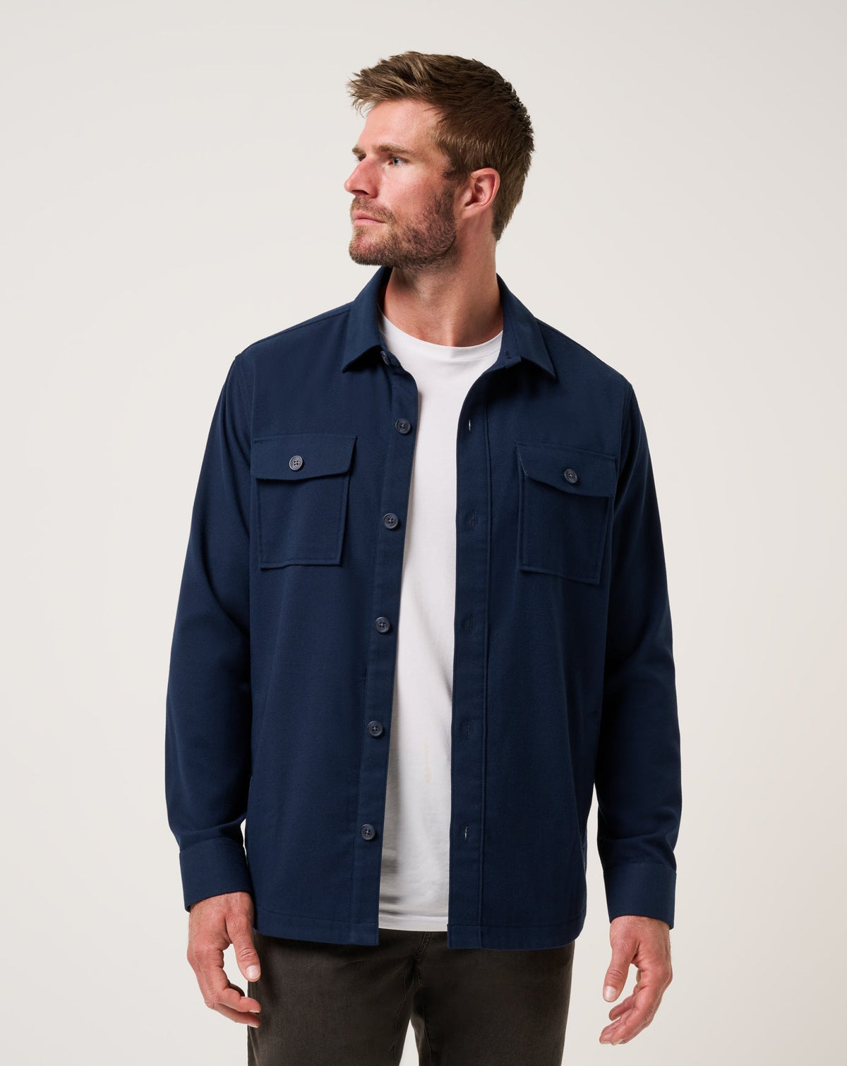 Wanna Bet Shirt Jacket Men/Total Eclipse