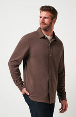 Cloud Shirt Jacket Men/Chocolate