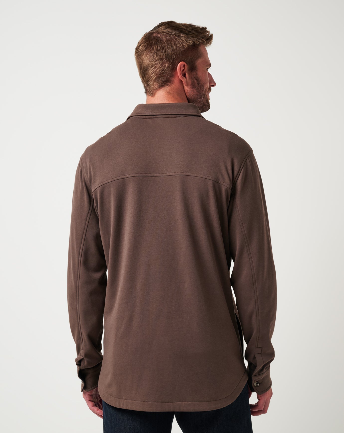 Cloud Shirt Jacket Men/Chocolate